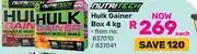 Game Nutritech Hulk Gainer Box-4kg Each offer