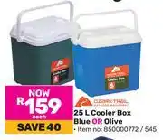 Game Ozark Trail Cooler Box Blue Or Olive-25Ltr Each offer