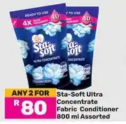 Game Sta-Soft Ultra Concentrate Fabric Conditioner Assorted-For Any 2 x 800ml offer