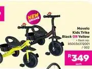 Game Movelo Kids Trike (Black Or Yellow)-Each offer