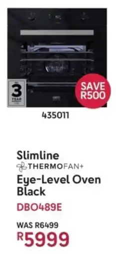 Makro Defy Slimline Eye-Level Oven Black offer