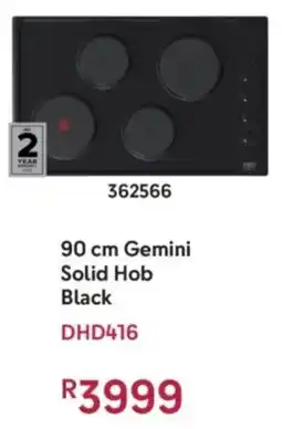 Makro Defy Gemini Solid Hob Black offer