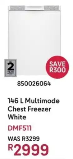 Makro Defy Multimode Chest Freezer White offer