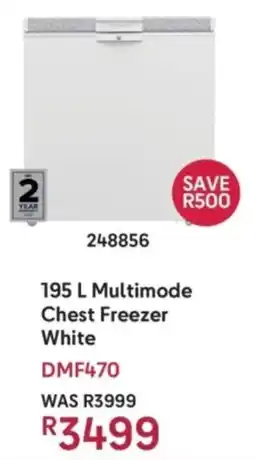 Makro Defy Multimode Chest Freezer White offer