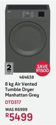 Makro Defy Air Vented Tumble Dryer Manhattan Grey offer