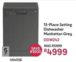 Makro Defy 13-Place Setting Dishwasher Manhattan Grey offer