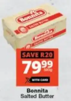 Checkers Bonnita Salted Butter offer