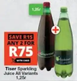 Checkers Tiser Sparkling Juice All Variants offer