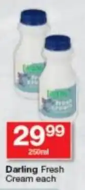 Checkers Darling Fresh Cream offer
