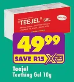 Shoprite Teejel Teething Gel offer