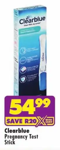 Shoprite Clearblue Pregnancy Test Stick offer
