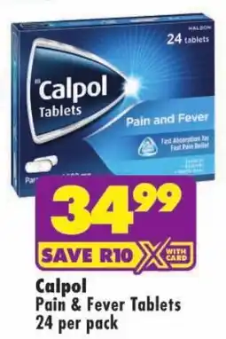 Shoprite Calpol Pain & Fever Tablets offer