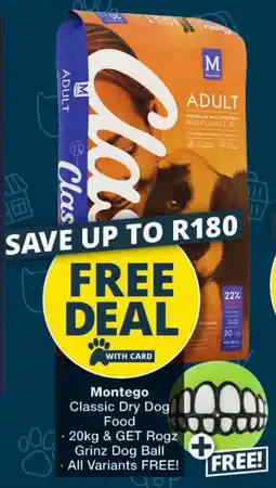 Checkers Montego Classic Dry Dog Food offer