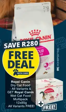 Checkers Royal Canin Dry Cat Food offer