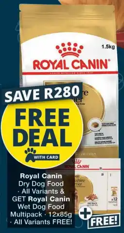 Checkers Royal Canin Dry Dog Food offer