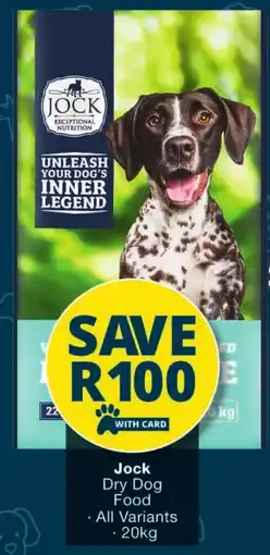 Checkers Jock Dry Dog Food offer