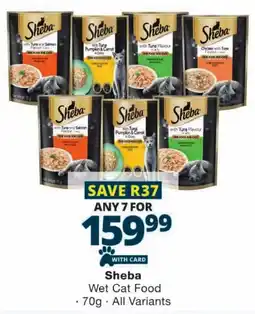 Checkers Sheba Wet Cat Food offer