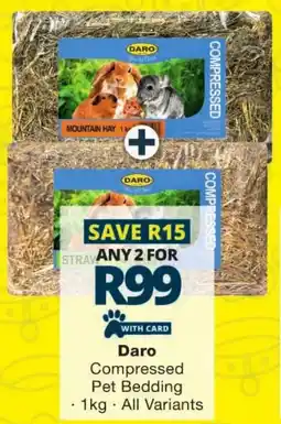 Checkers Daro Compressed Pet Bedding offer