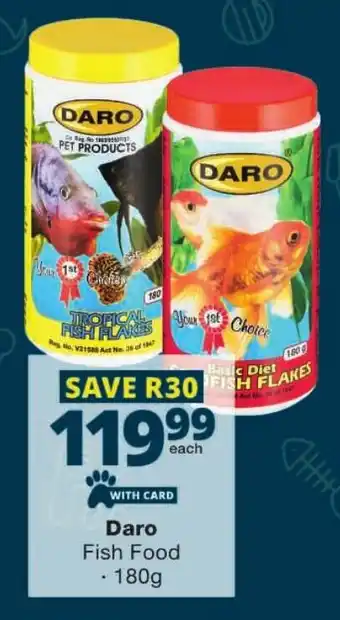 Checkers Daro Fish Food offer