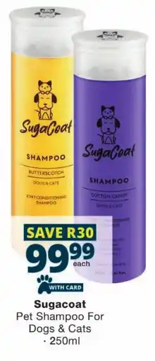 Checkers Sugacoat Pet Shampoo For Dogs & Cats offer