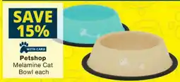 Checkers Petshop Melamine Cat Bowl offer
