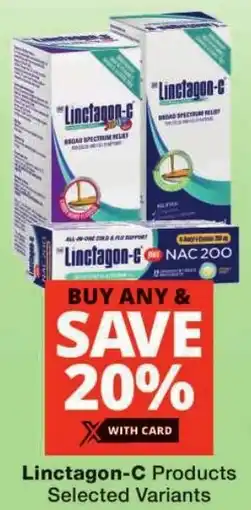Checkers Linctagon-C Products offer