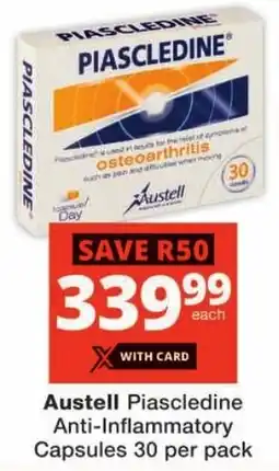 Checkers Austell Piascledine Anti-Inflammatory Capsules offer