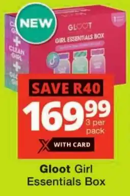 Checkers Gloot Girl Essentials Box offer