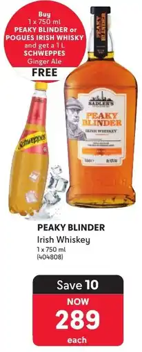 Makro’s liquor Peaky Blinder Irish Whiskey offer