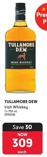 Makro’s liquor Tullamore Dew Irish Whiskey offer