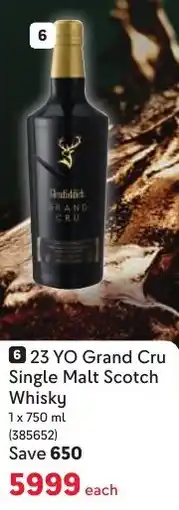 Makro’s liquor Glenfiddich 23 YO Grand Cru Single Malt Scotch Whisky offer