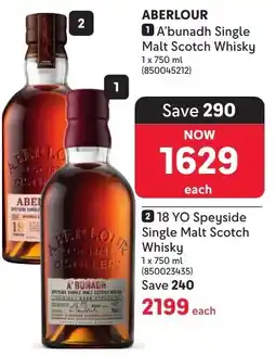 Makro’s liquor Aberlour A'bunadh Single Malt Scotch Whisky offer