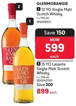 Makro’s liquor Glenmorangie 12 YO Single Malt Scotch Whisky offer
