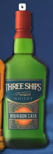 Makro’s liquor Three Ships Bourbon Cask Finish Whisky offer