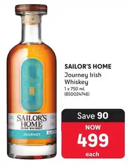 Makro’s liquor Sailor's Home Journey Irish Whiskey offer