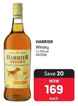 Makro’s liquor Harrier Whisky offer