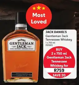 Makro’s liquor Jack Daniel's Gentleman Jack Tennessee Whiskey offer