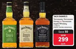 Makro’s liquor Jack Daniel's Tennessee, Tennessee Honey or Tennessee Apple Whiskey offer