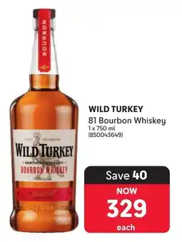 Makro’s liquor Wild Turkey 81 Bourbon Whiskey offer