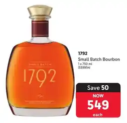 Makro’s liquor 1792 Small Batch Bourbon offer