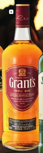 Makro’s liquor Grant's Triple Wood Blended Scotch Whisky offer