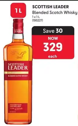Makro’s liquor Scottish Leader Blended Scotch Whisky offer