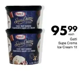 Save Gatti Supa Crema Ice Cream offer