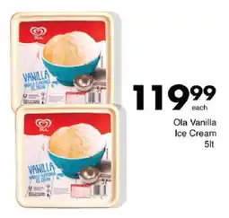 Save Ola Vanilla Ice Cream offer