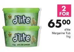 Save D'lite Margarine Tub offer
