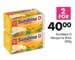 Save Sunshine D Margarine Brick offer