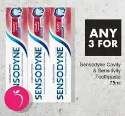 Save Sensodyne Cavity & Sensitivity Toothpaste offer