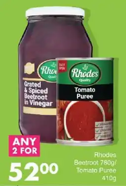 Save Rhodes Beetroot/ Tomato Puree offer