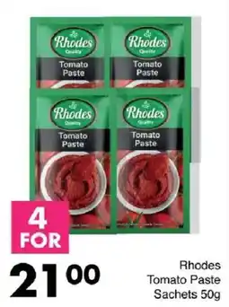 Save Rhodes Tomato Paste Sachets offer