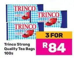 Game Trinco Strong Quality Tea Bags 100s offer